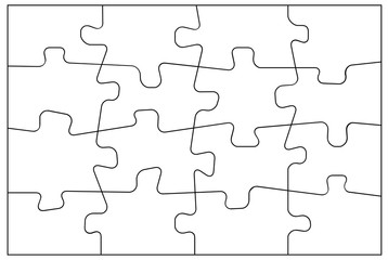 Puzzle / Vektor / Objekte / Template