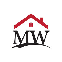 initial letter logo with roof and window