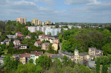 View of Cieszyn in Poland