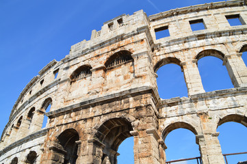 Fototapeta premium The Roman amphitheatre in Pula, Croatia