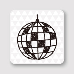 disco ball doodle