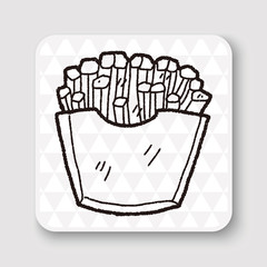Doodle French fries