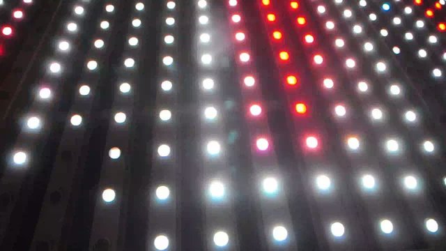 Flashing Lights Spotlight Bulb Flood lights Led Wall Stage Led Display Blinking Lights Motion Graphics Background Backdrop Ultra HD