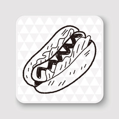 Doodle Hot Dog