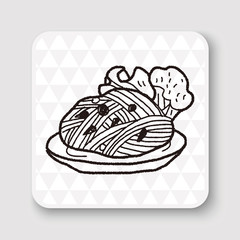 doodle pasta noodle