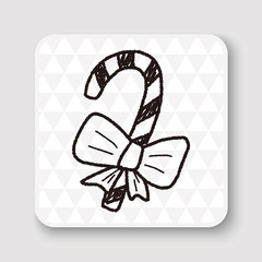 candy cane doodle