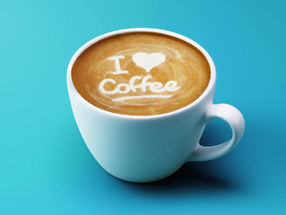 I Love Coffee Concept