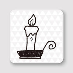 candle doodle
