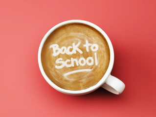 Back to School Coffee Cup Concept