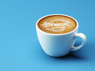 Break Coffee Cup Concept