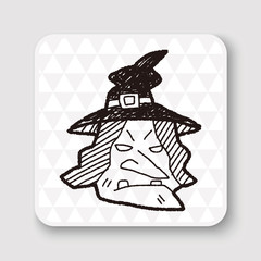 witch hat doodle