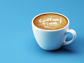 Time Coffee Cup Concept