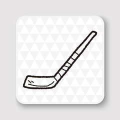 Hockey stick doodle