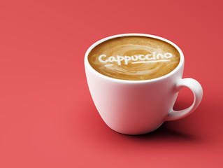 Cappuccino White Cup Concept