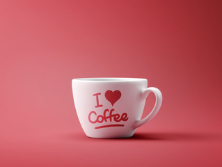 I Love Coffee Concept