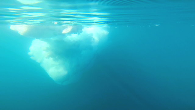 Environmental Icefjord Global Warming Underwater Polar Ice Cap Glacial Melting 