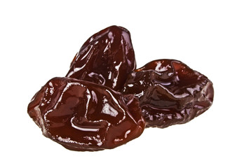 Dates fruit isolated on white background