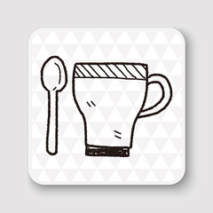 coffee cup doodle
