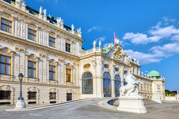 Obraz premium Upper Belvedere. Main palace complex Belvedere.Vienna. Austria.