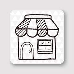 shop store doodle drawing