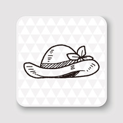 doodle Straw hat