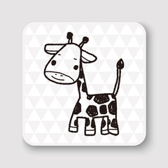 giraffe doodle