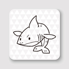 shark doodle