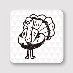 ostrich doodle