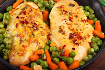 chicken fillet with vegetables