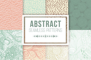 Abstract seamless patterns se vector textures