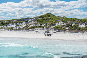 Car on the Beach