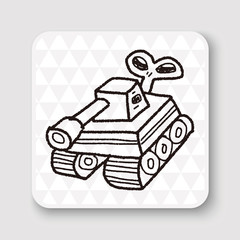 toy tank doodle