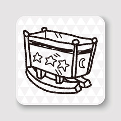 baby bed doodle
