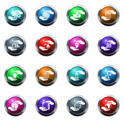 Protecting hands icon