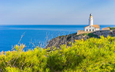 Lighthouse idyllic view 