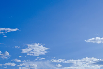 blue sky have white cloud