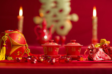 Traditional Chinese wedding elements