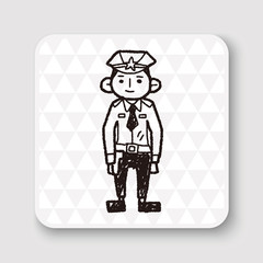 police doodle