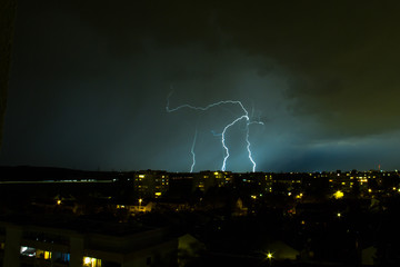 Gewitter über München