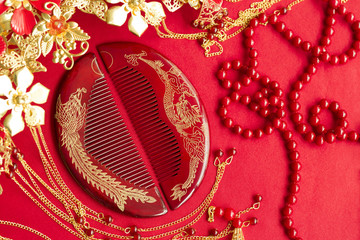 Traditional Chinese wedding elements © Blue Jean Images