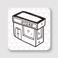 shop store doodle drawing