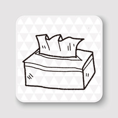 facial tissue doodle