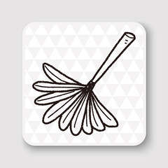 feather duster doodle