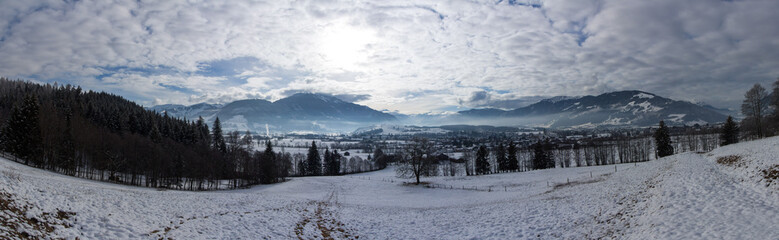Winterlandschaft, Panorama
