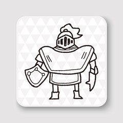 knight doodle