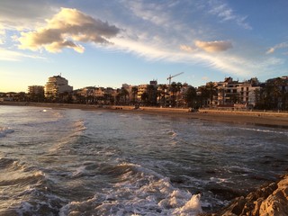 view in sitges