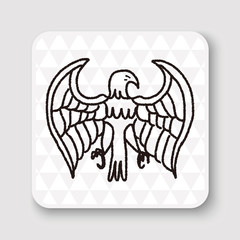 eagle doodle
