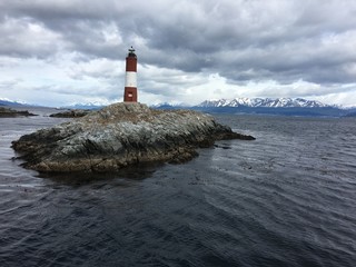 Les Eclaireurs Lighthouse in the Beagle Channel, Argentina