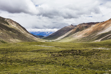 View of mountain in Tibet, China