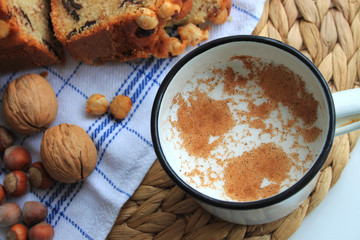 Cinnamon Milk and Cake